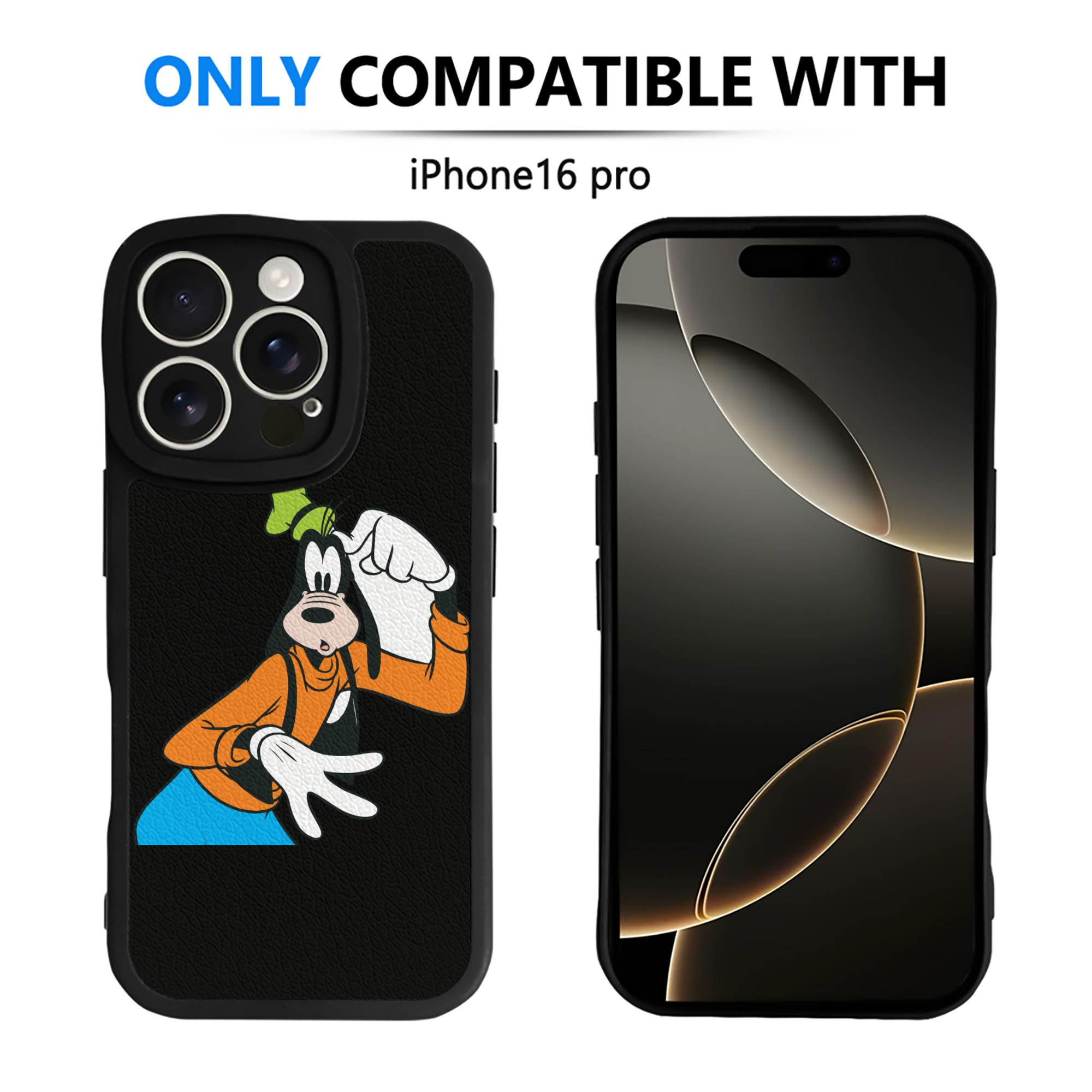 （画像用） ミッキーマウス Mickey Mouse 【iPhone 16シリーズ対応】シリコンスマホケース（レザー調） 材質：シリコン